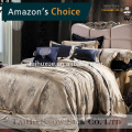 Taihu Snow yarn dyed luxury jacquard silk bedding set silk comforter set